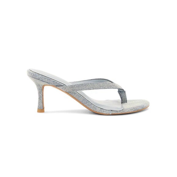 Good American Shoes - Good American Denim Thong Mule Sandal Size 9